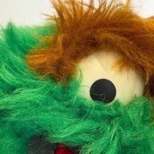 Vtg 1970s Knickerbocker Oscar the Grouch Talking Pull‎ String Plush Toy 14"
